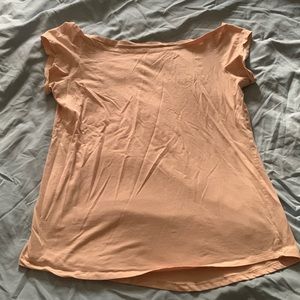 XL Jessica Rey for Elegantees Pink Ballerina Neck Shirt